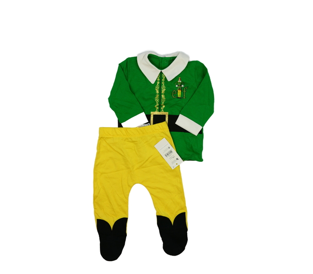 Nový zeleno-žlutý vánoční set Elf George