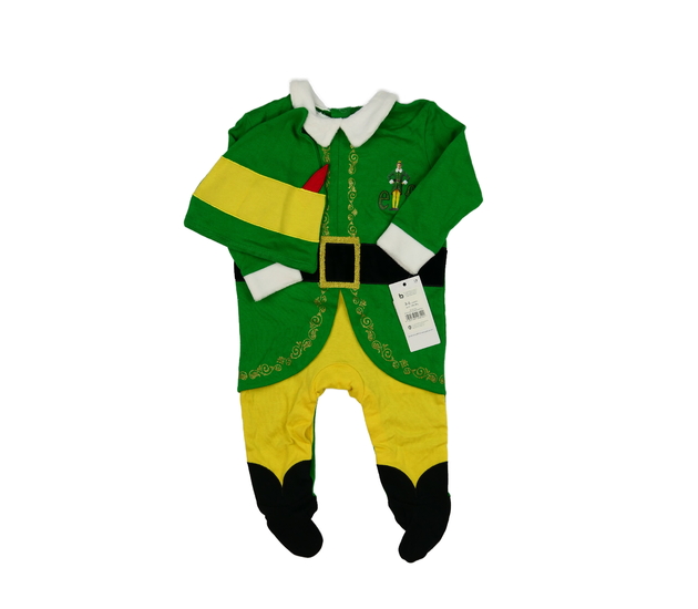 Nový zelený vánoční overal a čepička Elf George