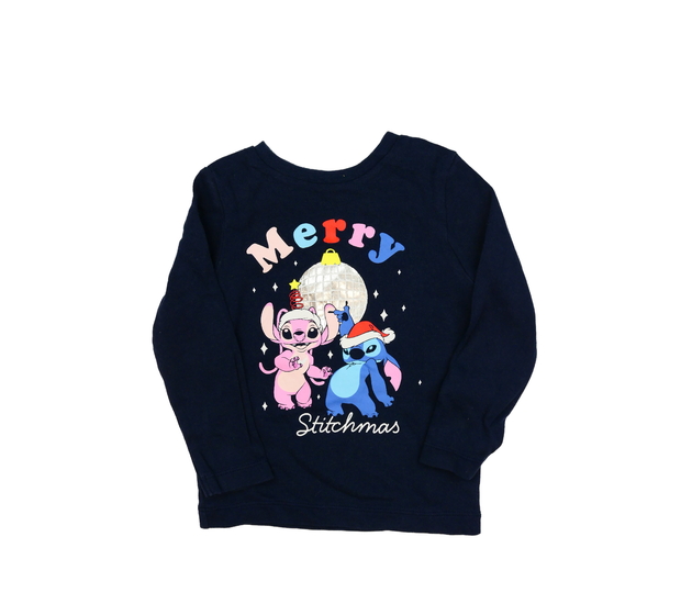 Tmavě modré vánoční triko Stitch George