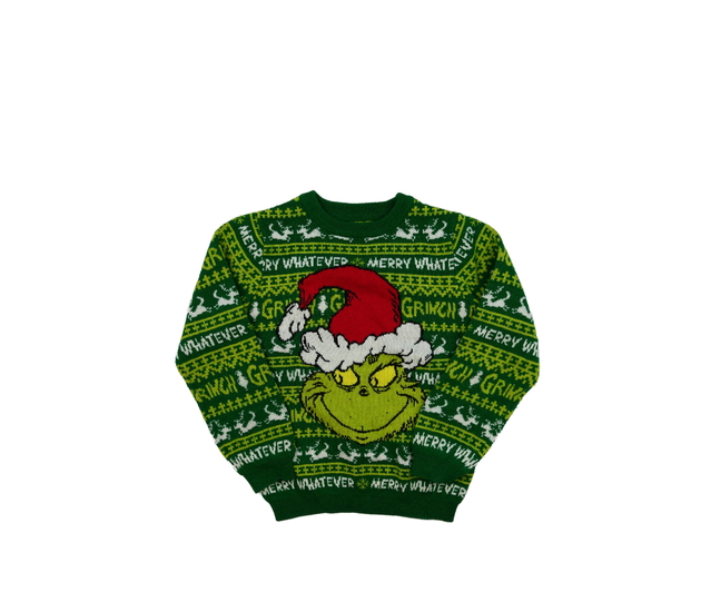 Zelený vánoční svetr Grinch Primark 