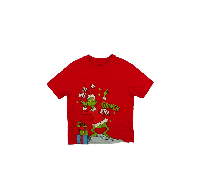 Červené vánoční triko 2XS Grinch Primark 