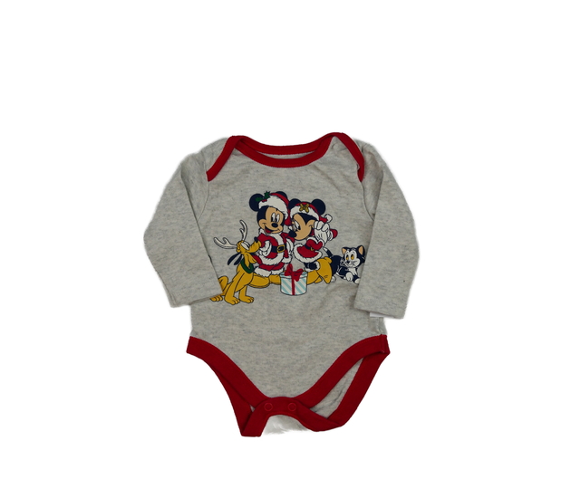 Šedé vánoční body Mickey Primark 