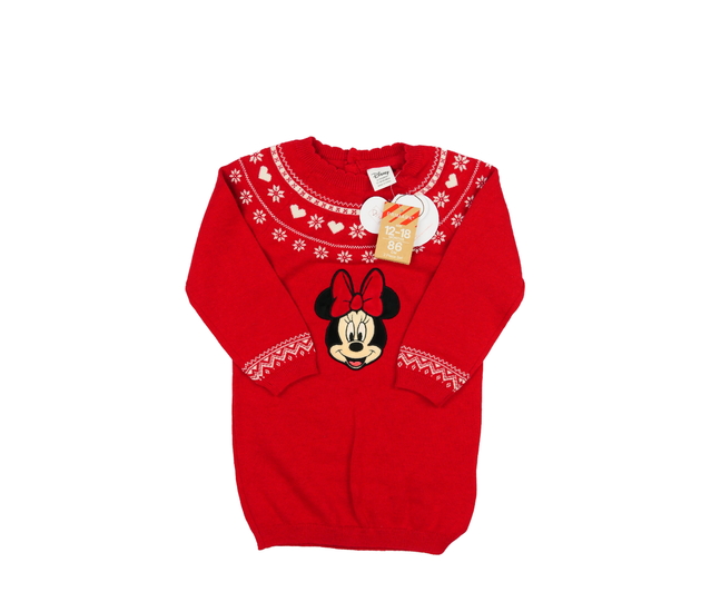 Nové červené vánoční šaty  Disney Primark 