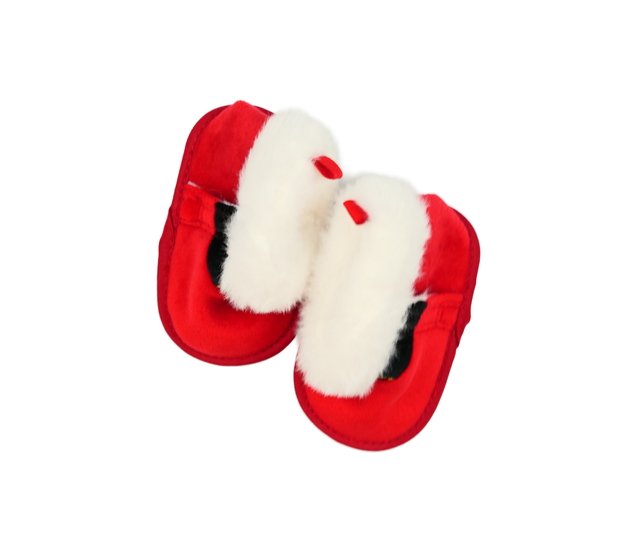 Červené vánoční bačkůrky Primark 