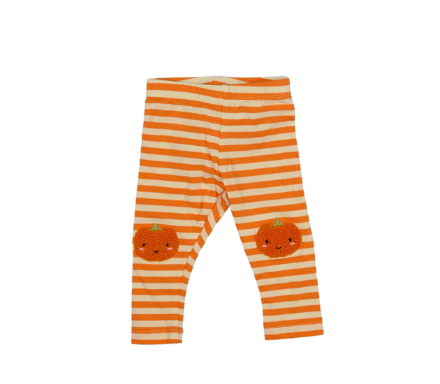 Pruhované halloween legíny s dýní