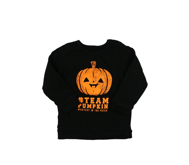 Černá halloween mikina dýně George