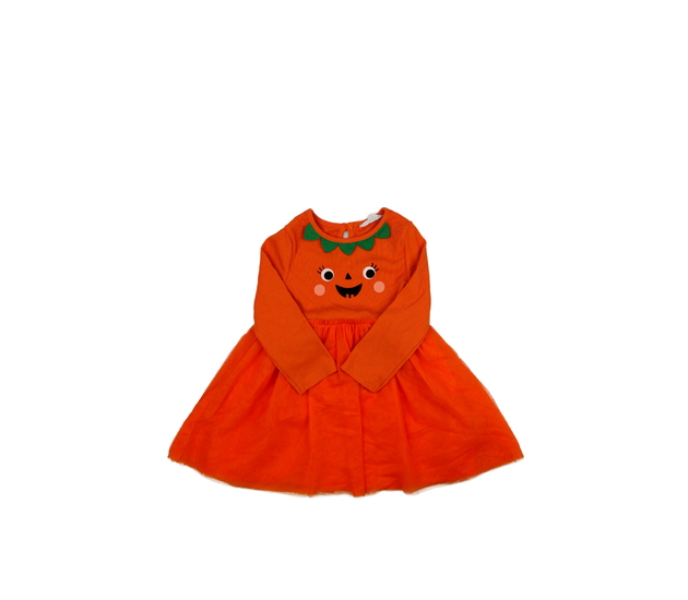 Oranžové halloween tylové šaty Primark 