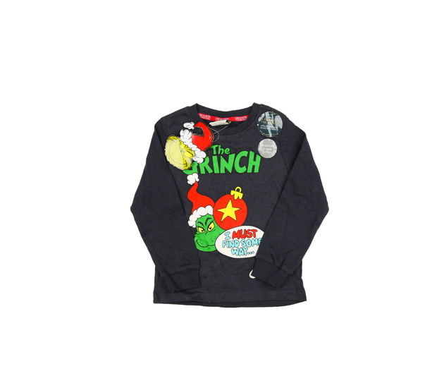 Nové šedé vánoční pyžamové triko Grinch George