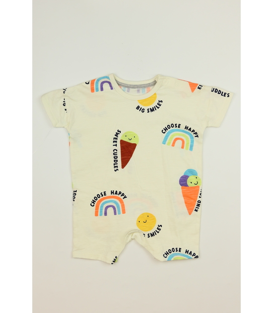 Krémový overal s obrázky George