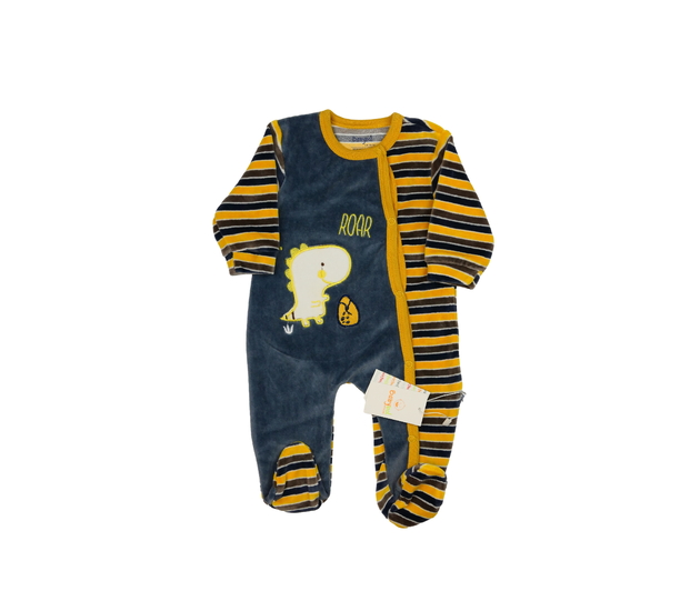 Nový pruhovaný teplejší overal 