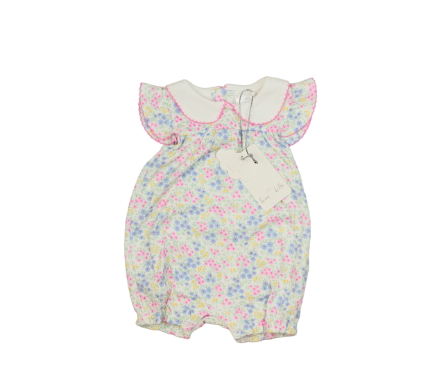 Nový květinový overal s límečkem