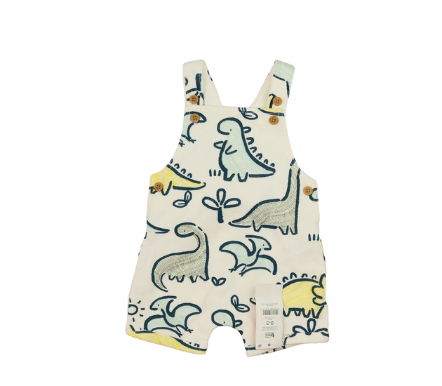 Krémový overal s dinosaury George