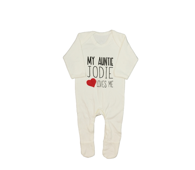 Krémový overal s nápisem