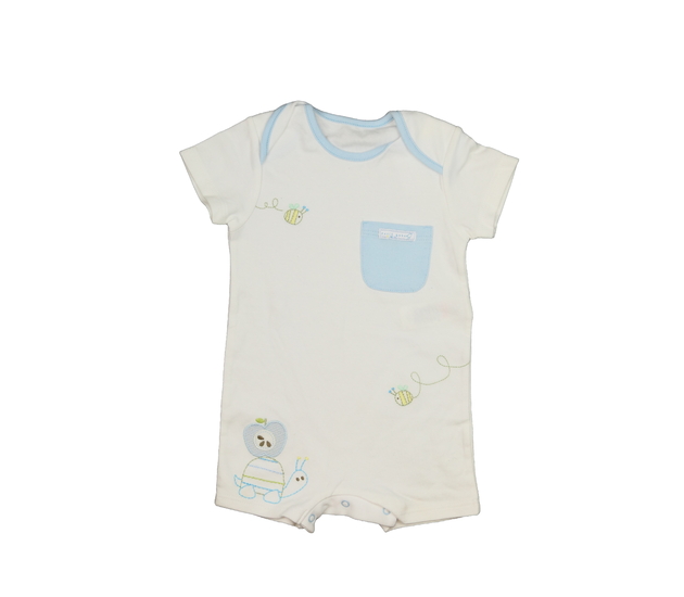 Bílý overal s modrými detaily M&S