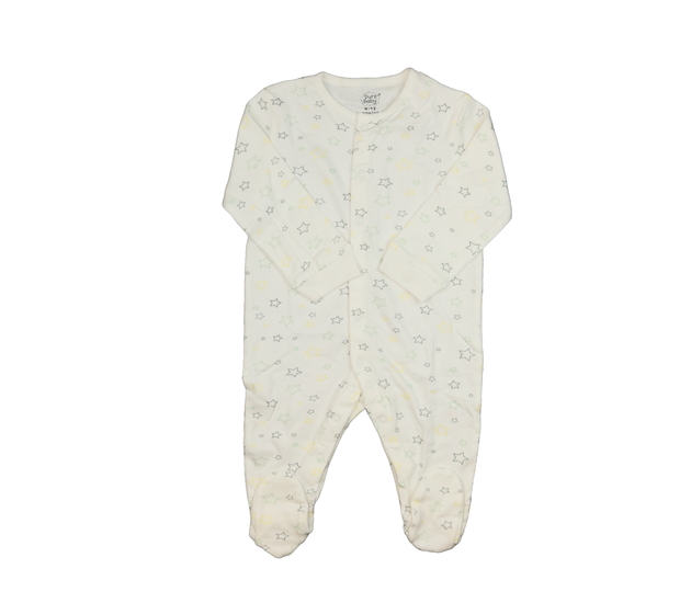 Krémový overal s hvězdami