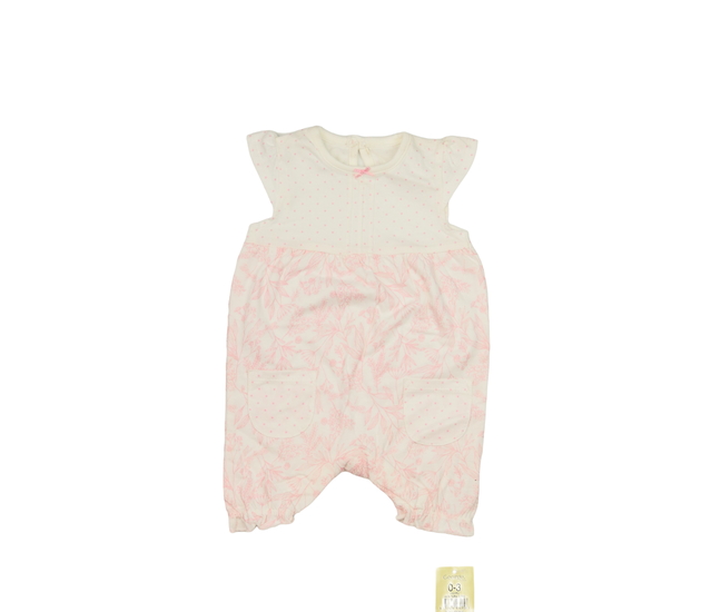 Nový bílorůžový overal George