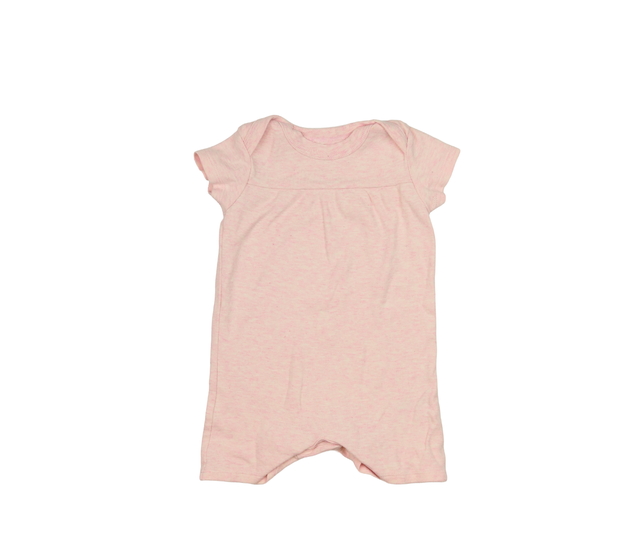 Růžový melírovaný overal