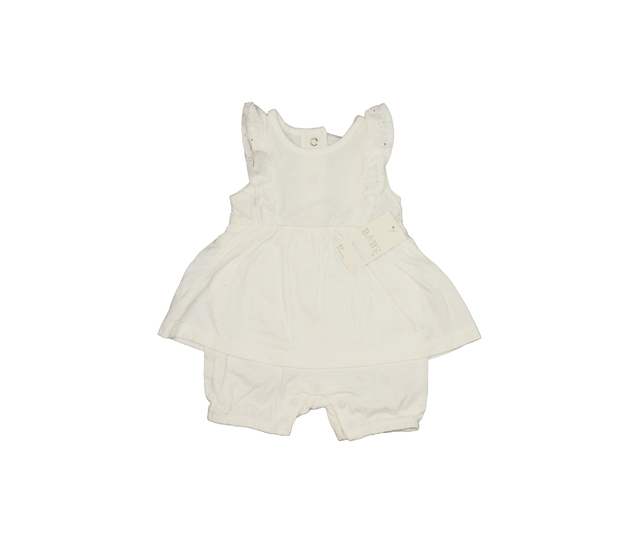 Nový bílý šatový overal 