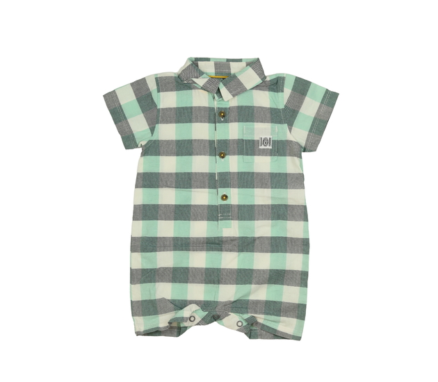 Kostkovaný košilový overal M&S