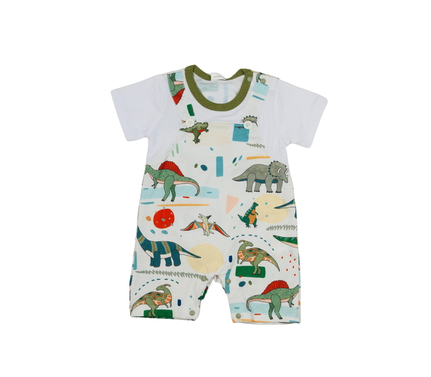 Světlý dinosauří overal 