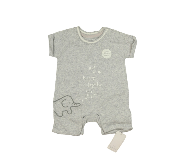 Nový šedý melírovaný overal Mothercare