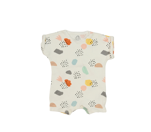 Světlý vzorovaný overal Next