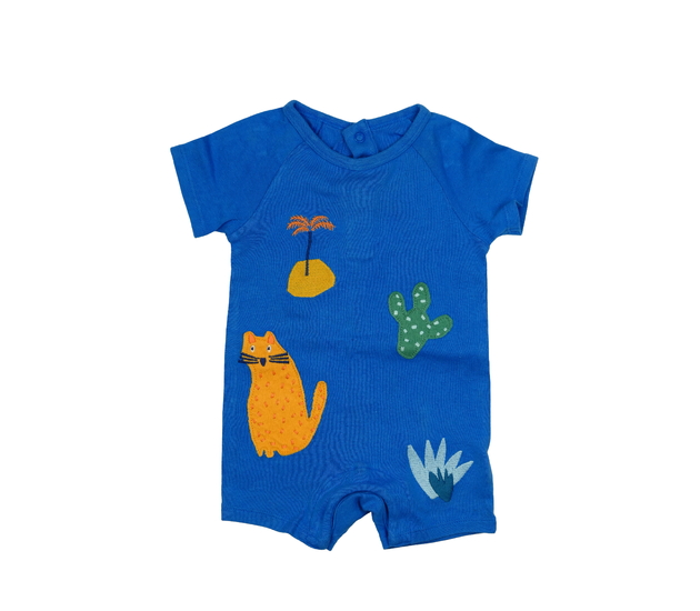 Modrý overal s obrázky M&S