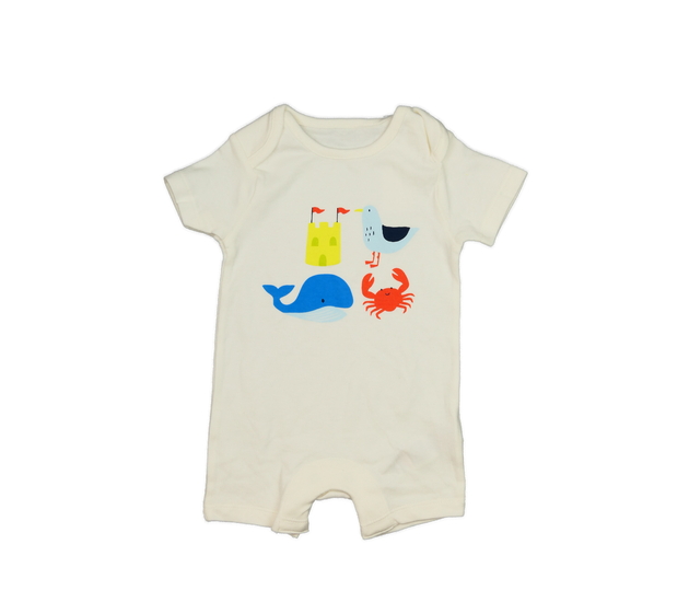 Krémový overal s letním motivem M&S