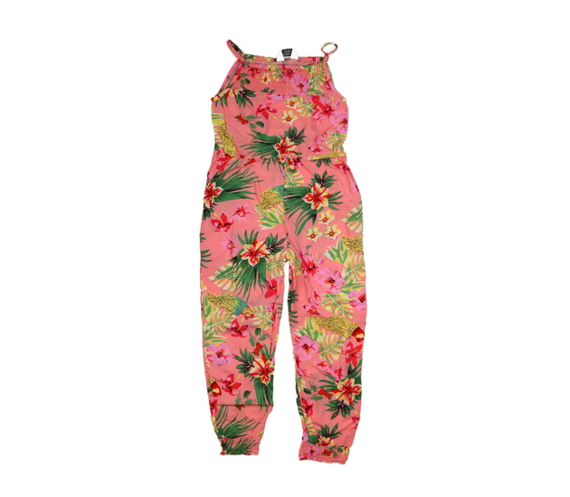 Růžový květinový overal Primark