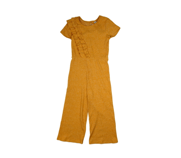 Hnědý melírovaný overal Tu