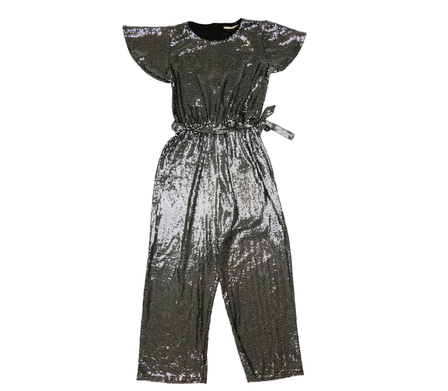 Stříbrný lesklý společenský overal John Lewis