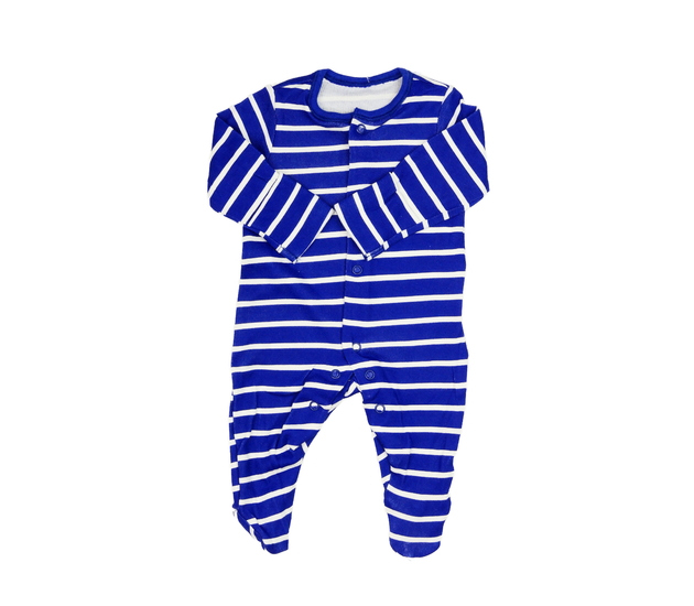 Tmavomodrý pruhovaný overal Nutmeg