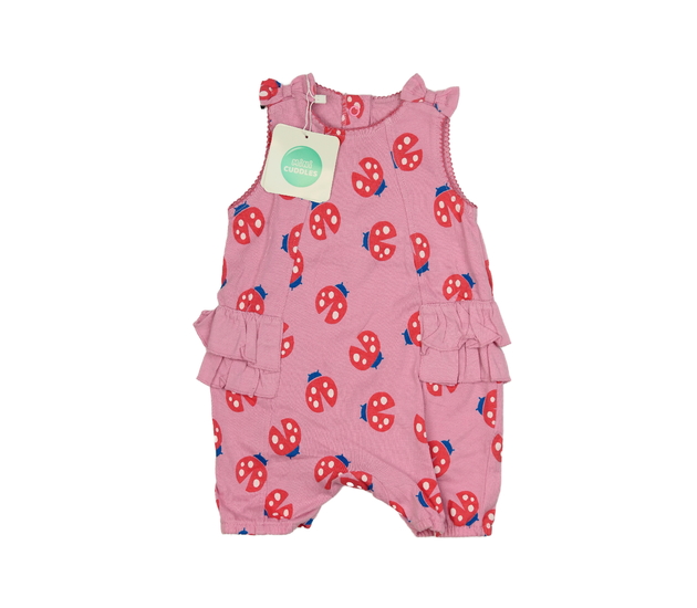 Nový overal s beruškami a volánky 