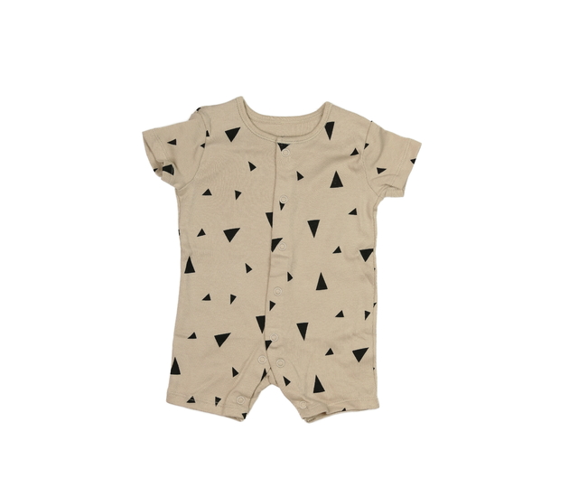 Hnědý overal s trojúhelníky George