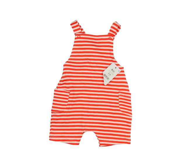 Nový červený pruhovaný overal George