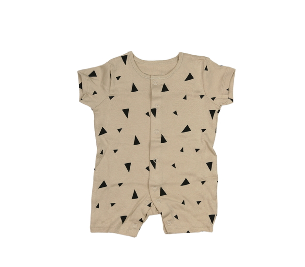 Hnědý overal s geometrickými tvary George