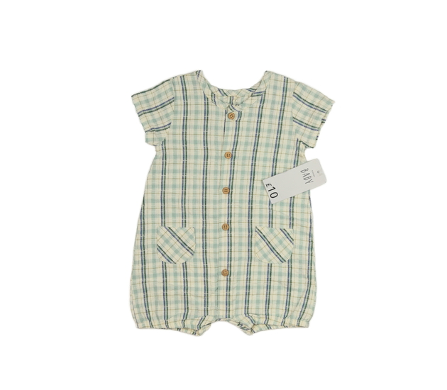 Nový kostkovaný overal George
