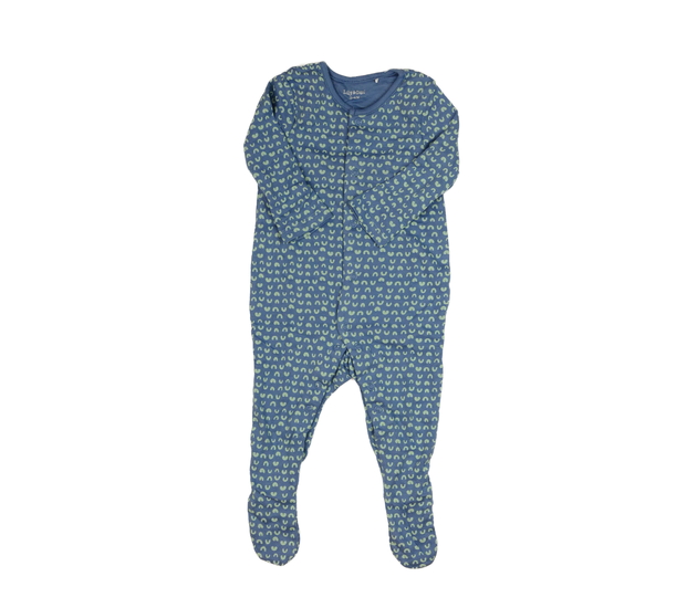 Modrý overal se vzory