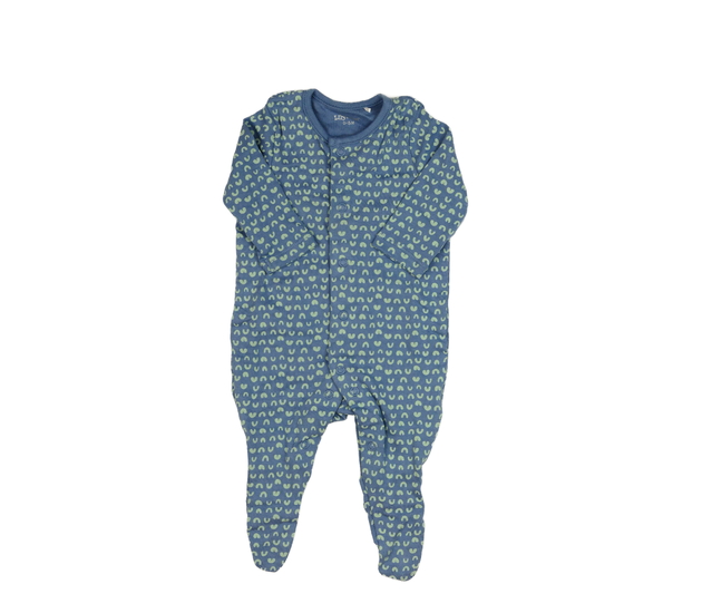 Modrý overal se vzory