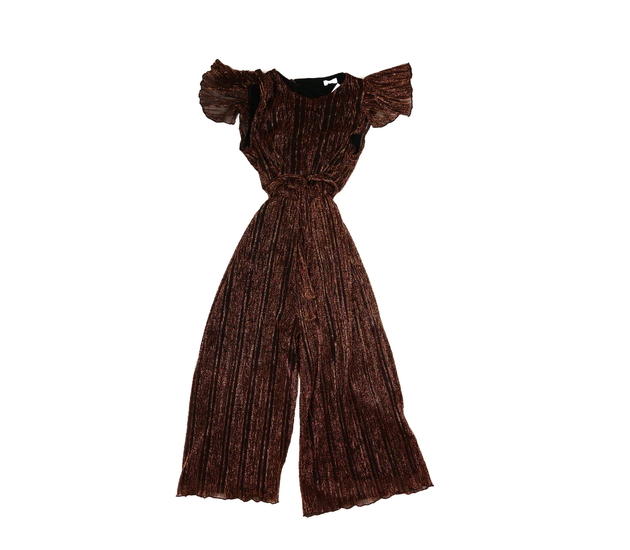 Tmavý zlatý společenský overal Next