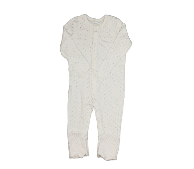 Bílý protiskluzový overal s hvězdami George