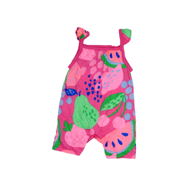 Nový tmavorůžový overal s ovocem F&F