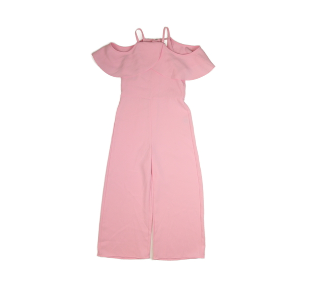 Růžový společenský overal River Island