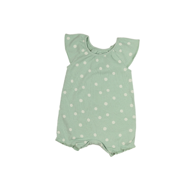 Zelený overal s puntíky Next