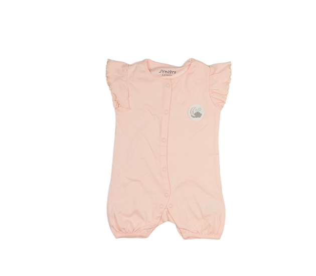 Světle růžový overal s volánky 