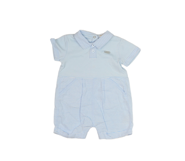 Modrý overal s límečkem