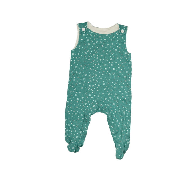 Zelený overal s kolečky 