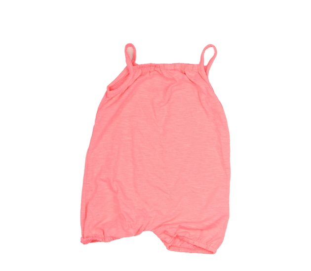 Růžový melírovaný tílkový overal F&F