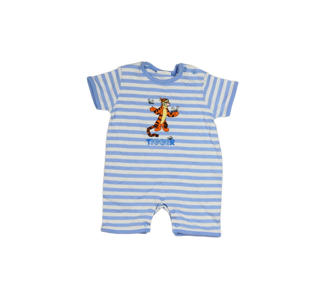 Pruhovaný bílomodrý overal Medvídek Pú Disney 