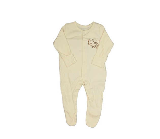 Krémový overal se zvířátkem George